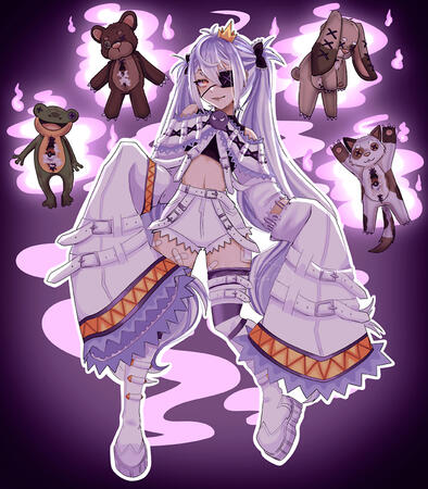 Ghost Pokémon Trainer - OC by Kuroko