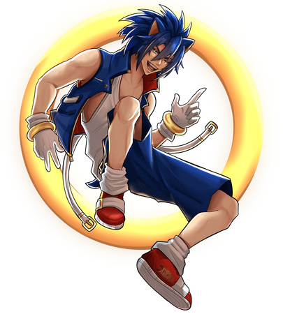 Human version Sonic the Hedgehog